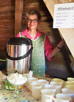 Raili Reini Museoraitin kahviossa